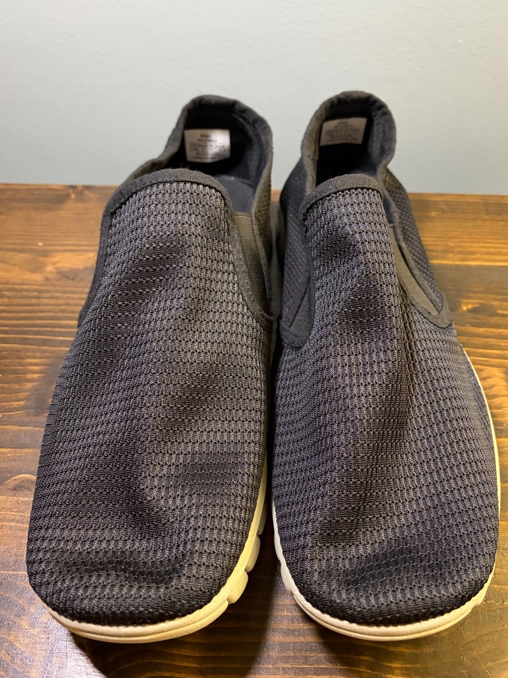 NoSox Wino Men's Black Slip-On Knit Shoe Size 14W